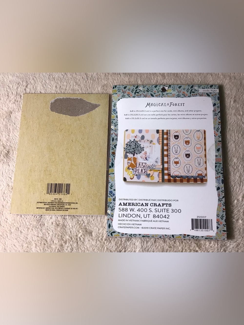 Forest theme Patterned Craft Paper Pads - Multicolor - Picture 2 of 2
